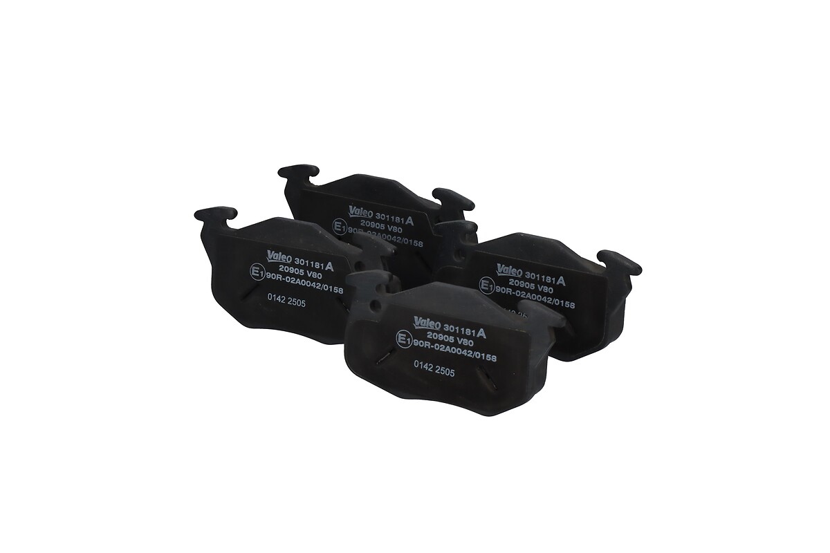 Jeu de 4 plaquettes de frein VALEO ref. 301181A